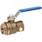 Mueller Industries Homewerks 1/2 in. Brass FIP Ball Valve with Drain Full Port Quarter-Turn Lever For Water/Oil/Gas 107-753NL - alternate 2